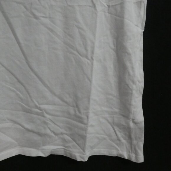 BLACK BROWN 1826 Super Soft Tee | medium | White Cotton V-Neck Short Sleeve Tee - Picture 7 of 12